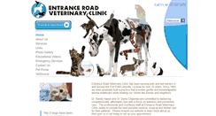 Desktop Screenshot of entranceroadvet.com